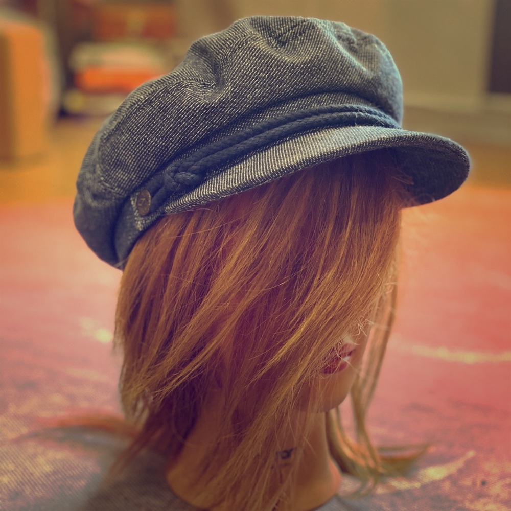 Brixton Denim Fiddler’s Cap NWOT
